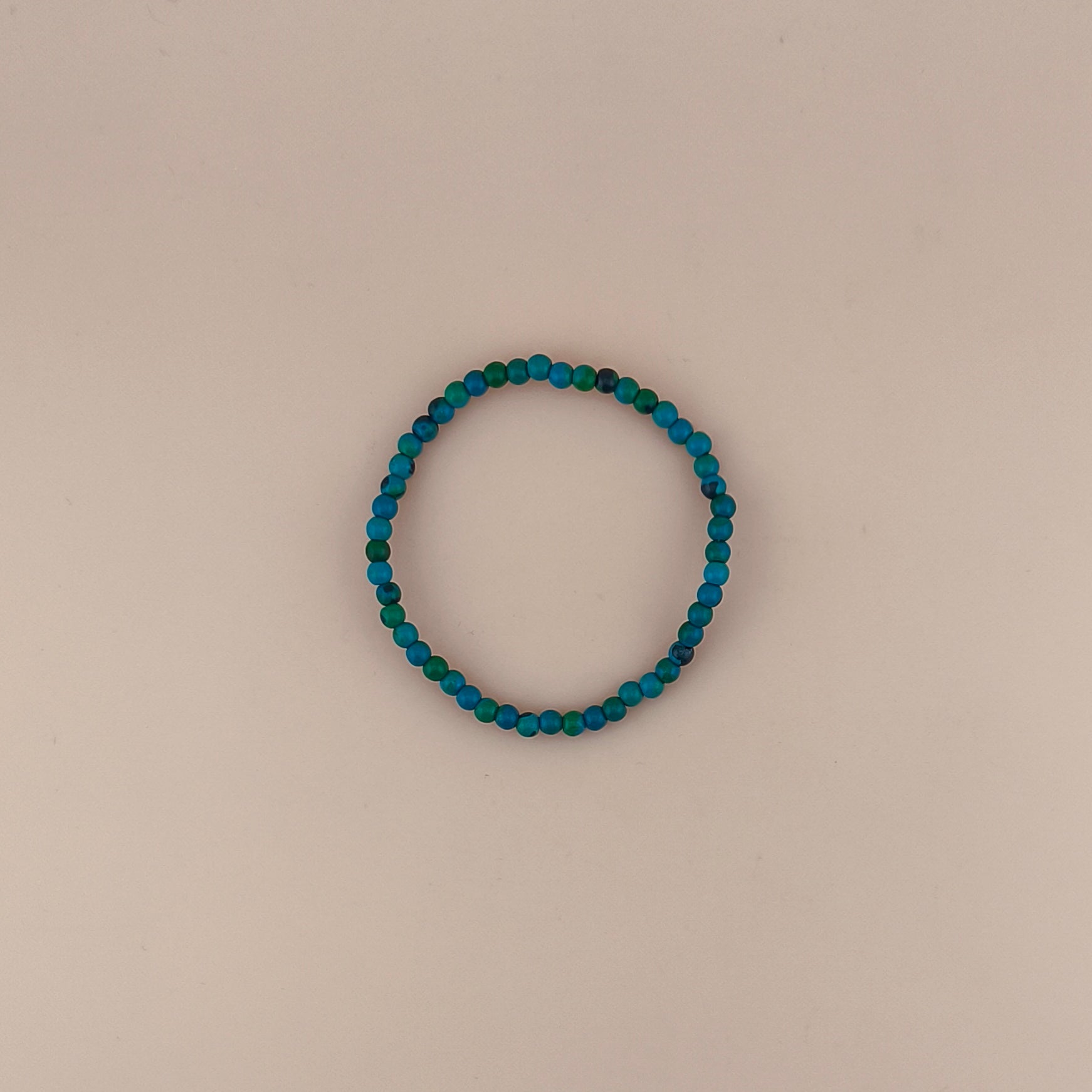 Pulsera de Azurmalaquita 4mm