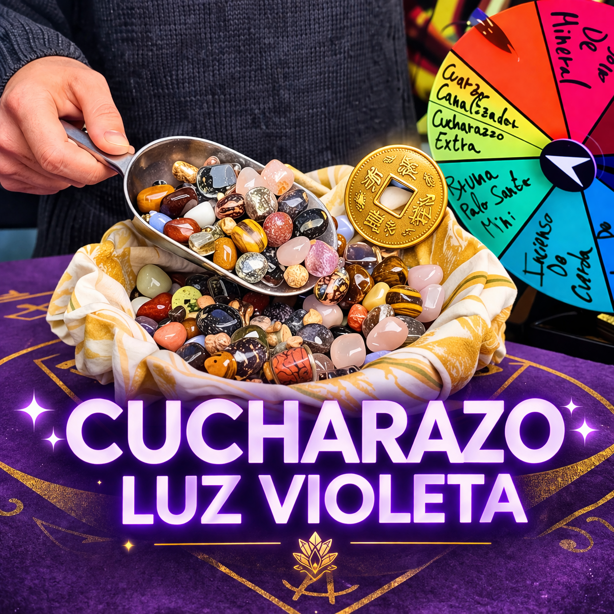 Cucharazo Luz Violeta
