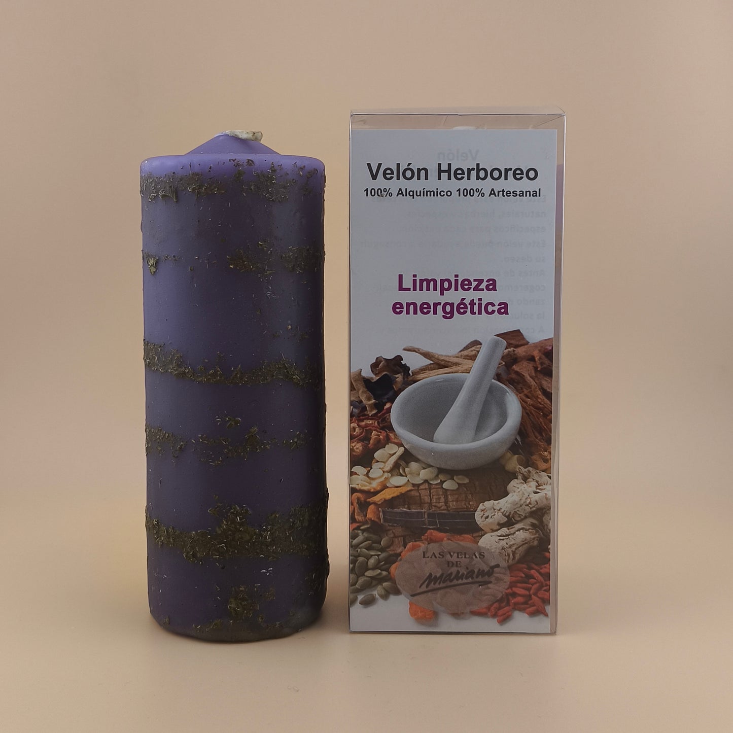 Velón Herbóreo Limpieza Energética