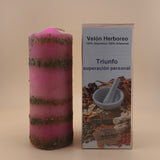 Velón Herbóreo Triunfo y Superación Personal