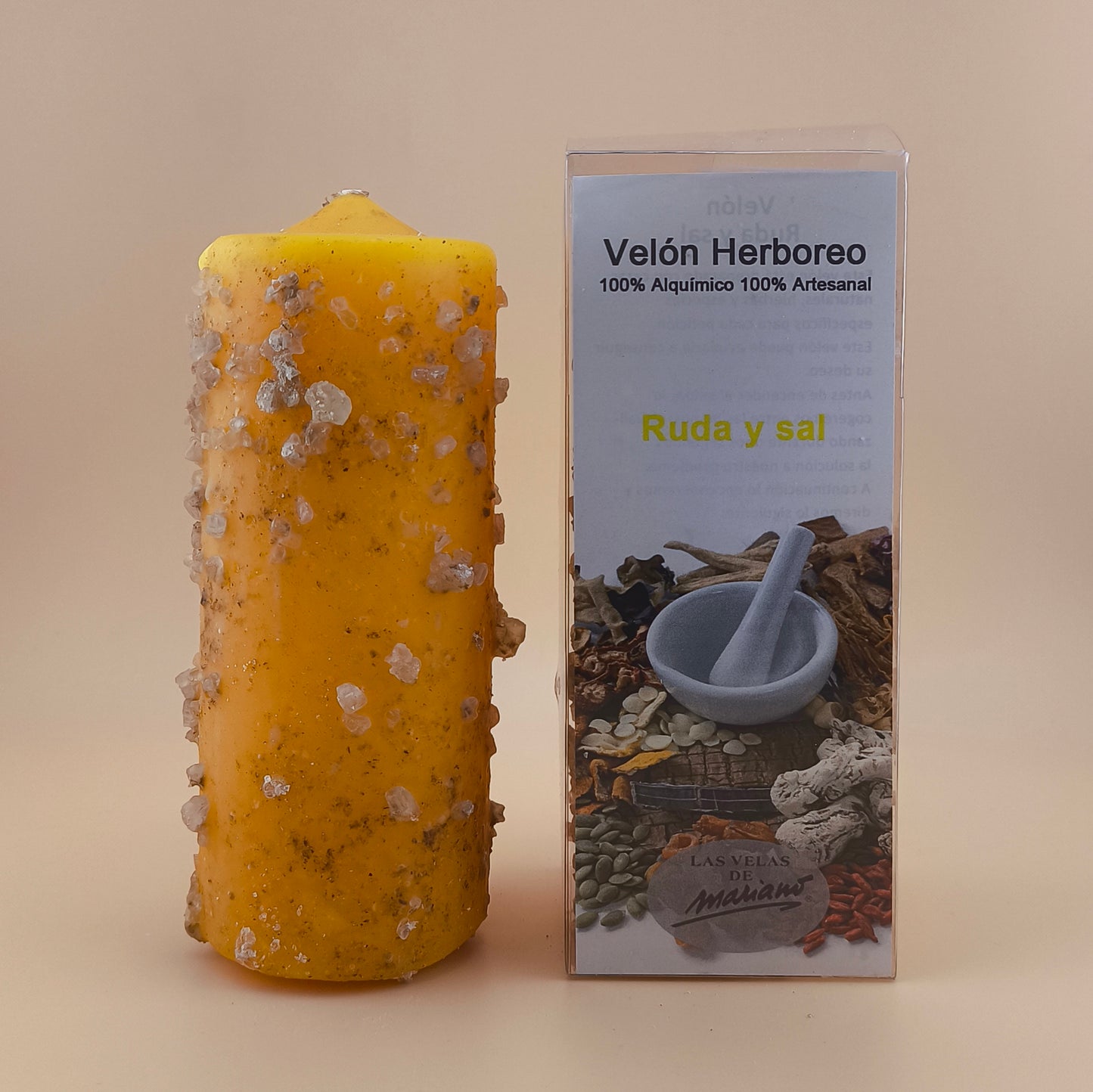 Velón Herbóreo Ruda y Sal