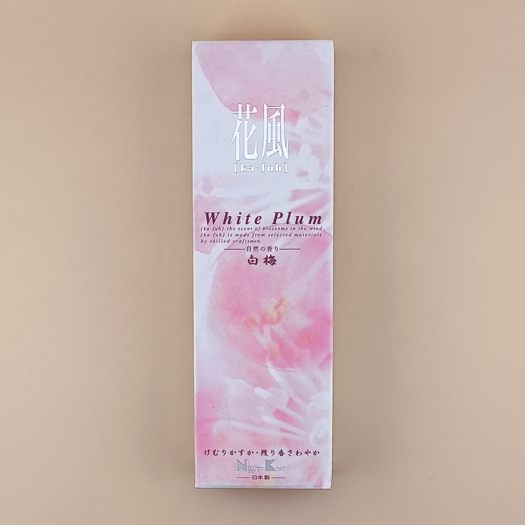 Incienso Ka-fuh Ciruelo Blanco 120 barritas