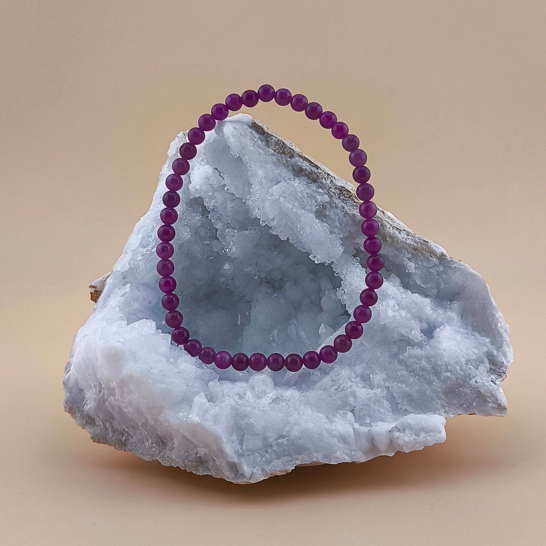 Pulsera de Rubí 4mm