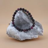 Pulsera de Zafiro con Rubi 8mm