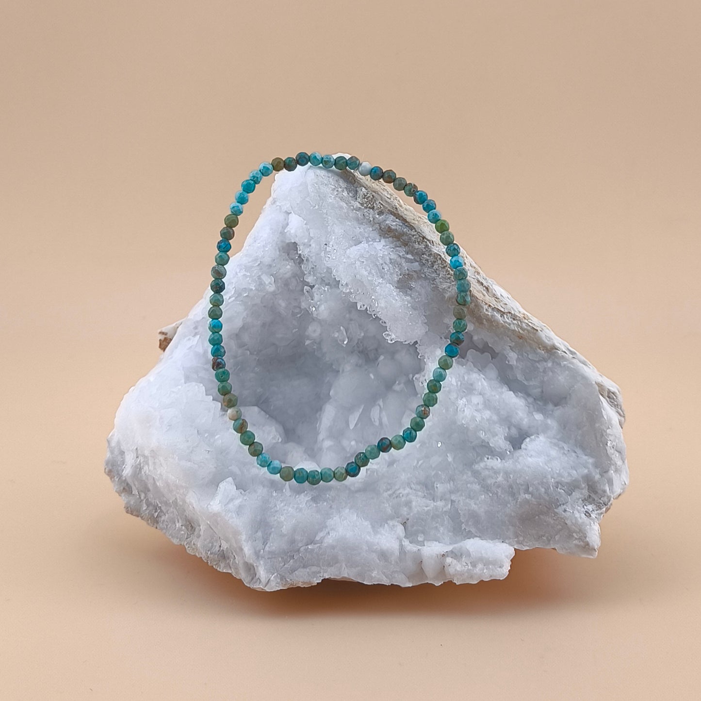 Pulsera de Turquesa Arizona 2mm Facetada