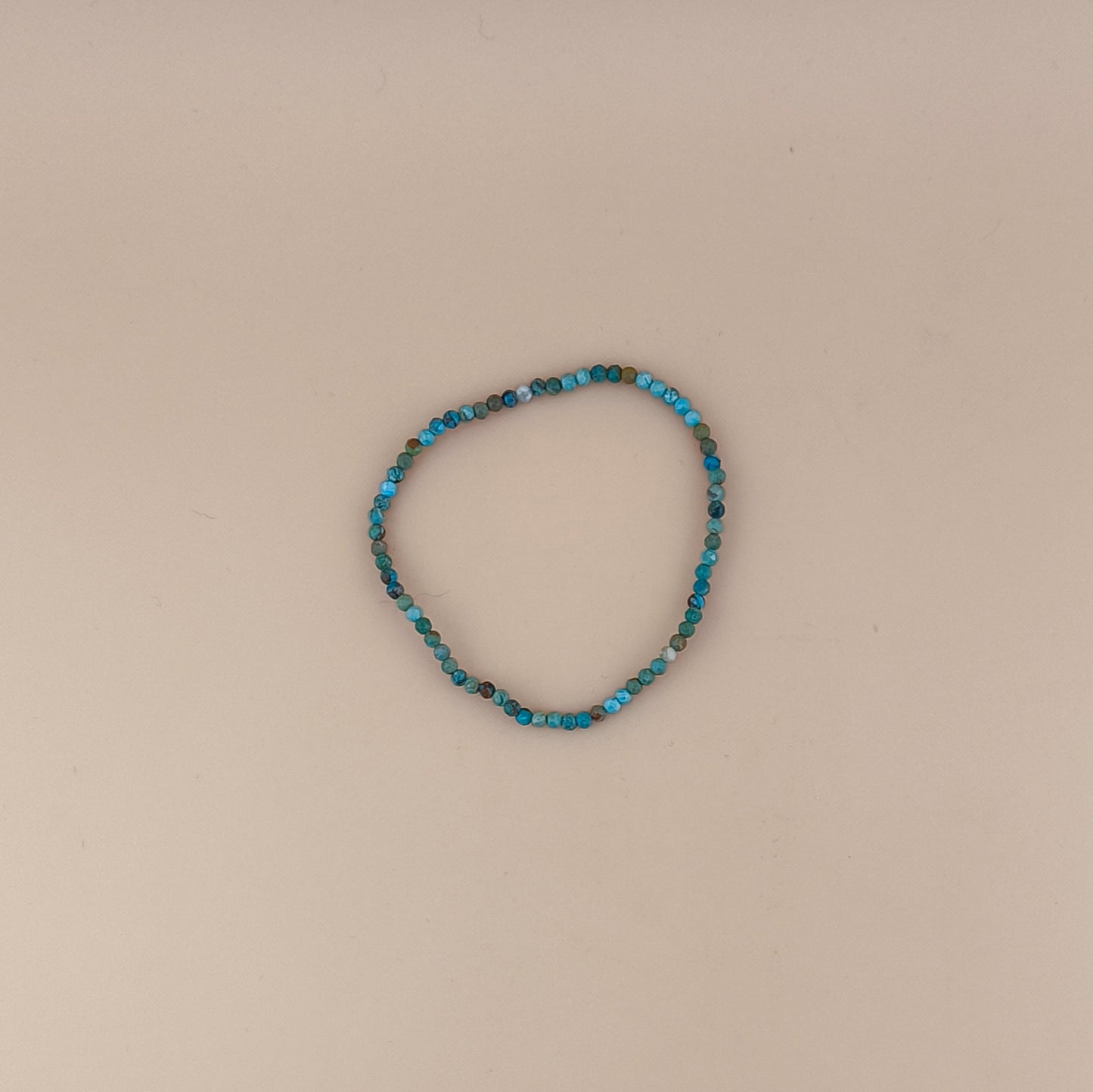 Pulsera de Turquesa Arizona 2mm Facetada