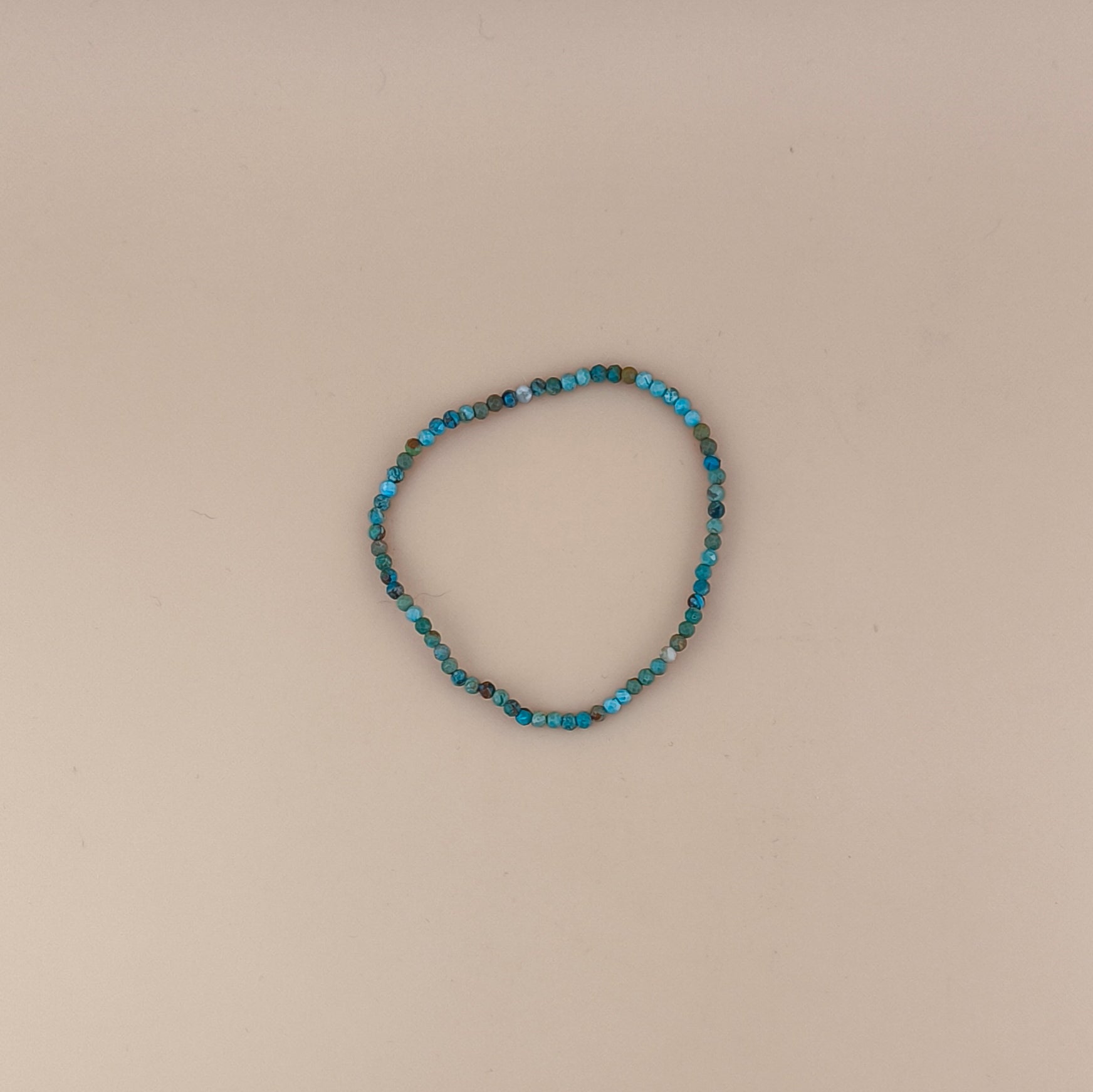Pulsera de Turquesa Arizona 2mm Facetada