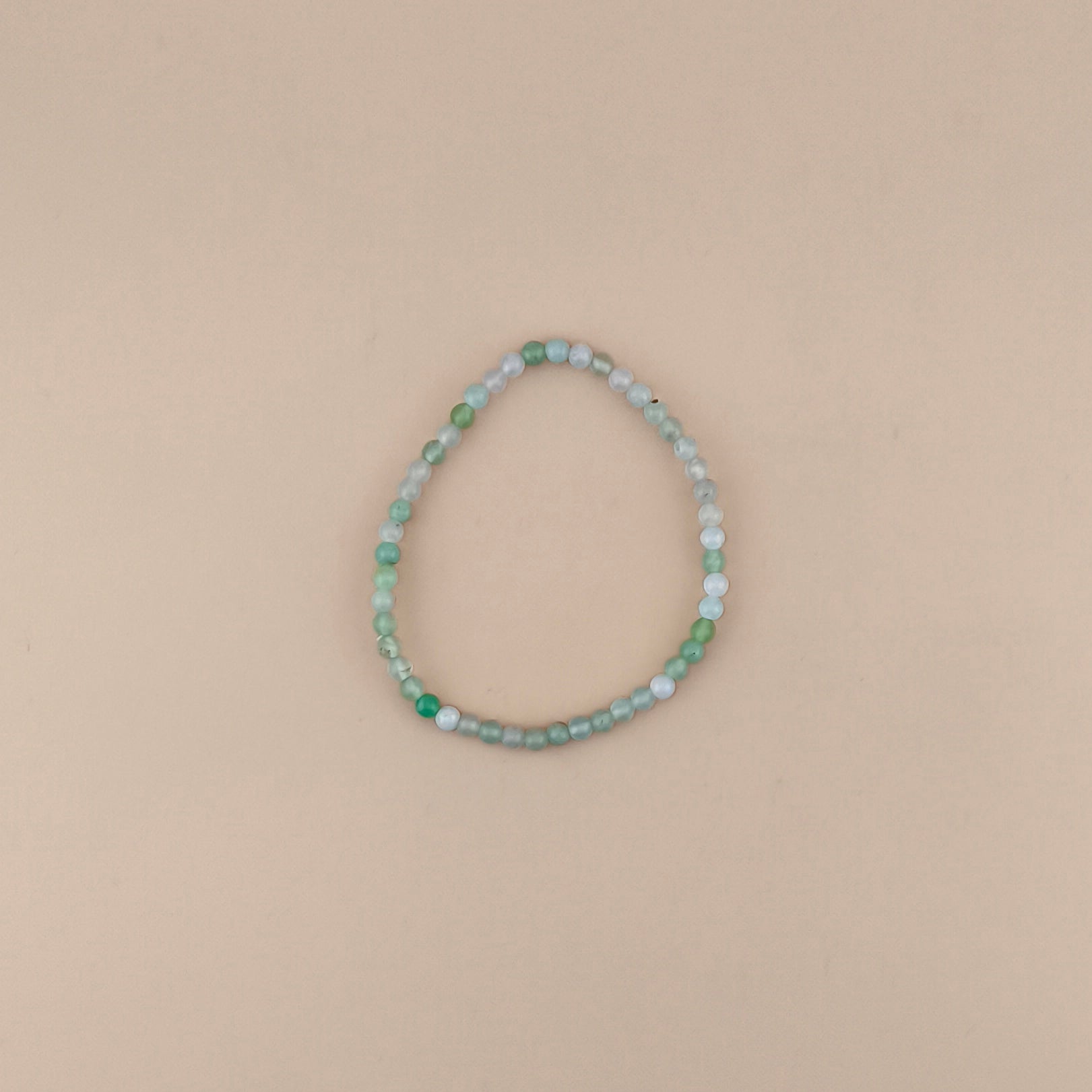 Pulsera de Crisoprasa 2mm Facetada