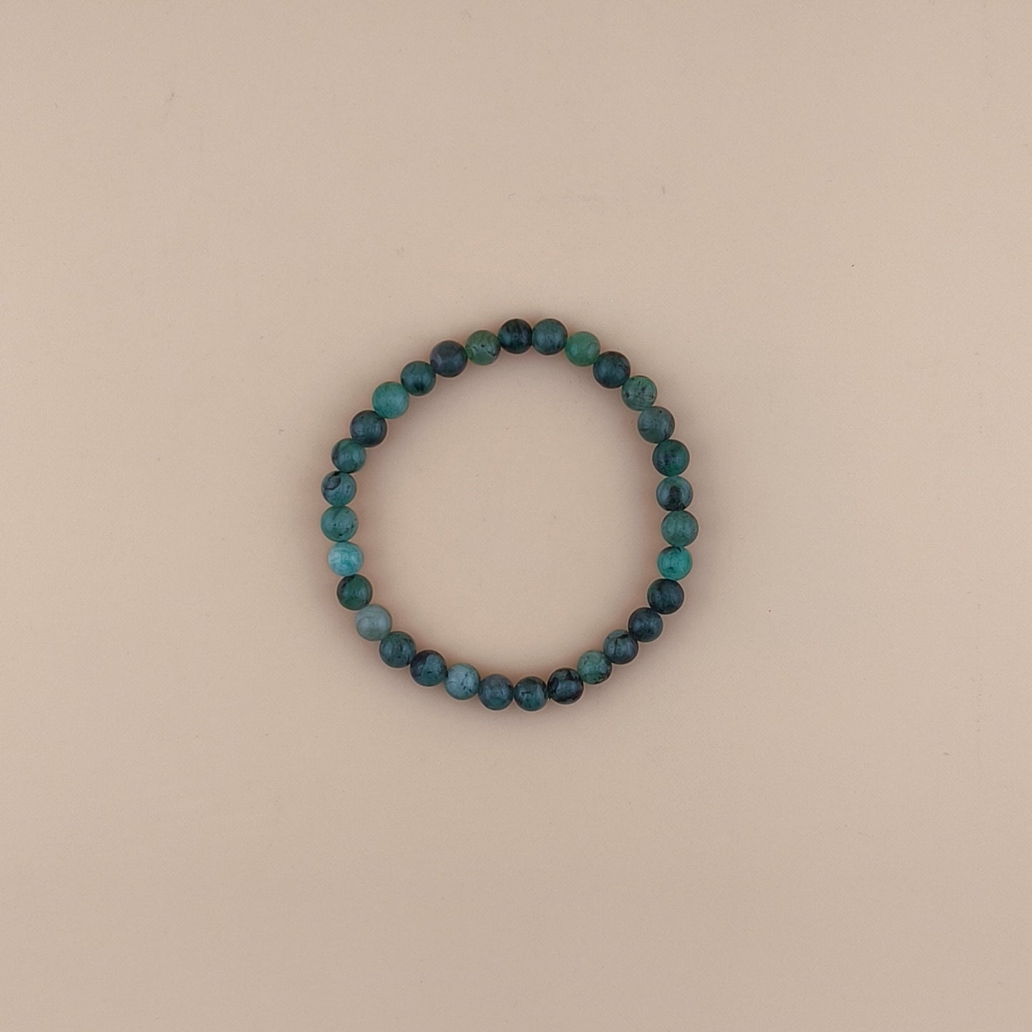 Pulsera de Esmeralda 6mm