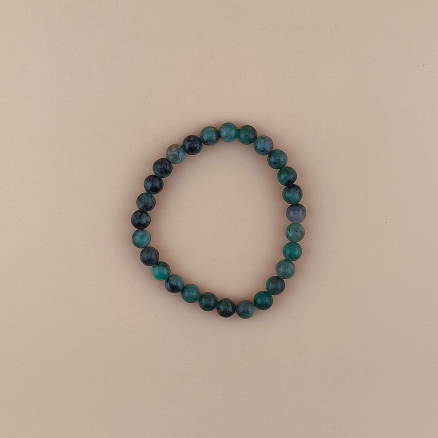 Pulsera de Esmeralda 8mm