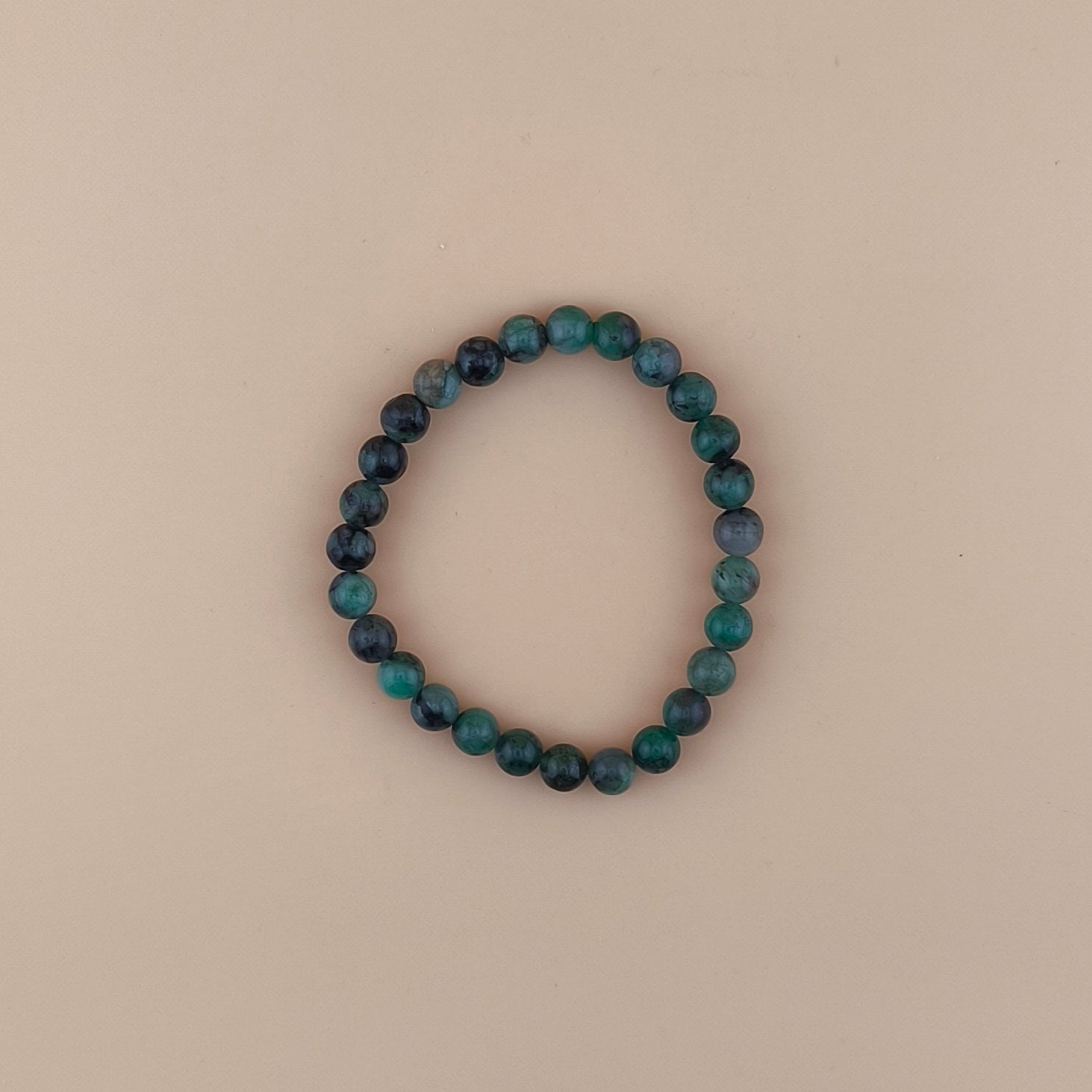 Pulsera de Esmeralda 8mm