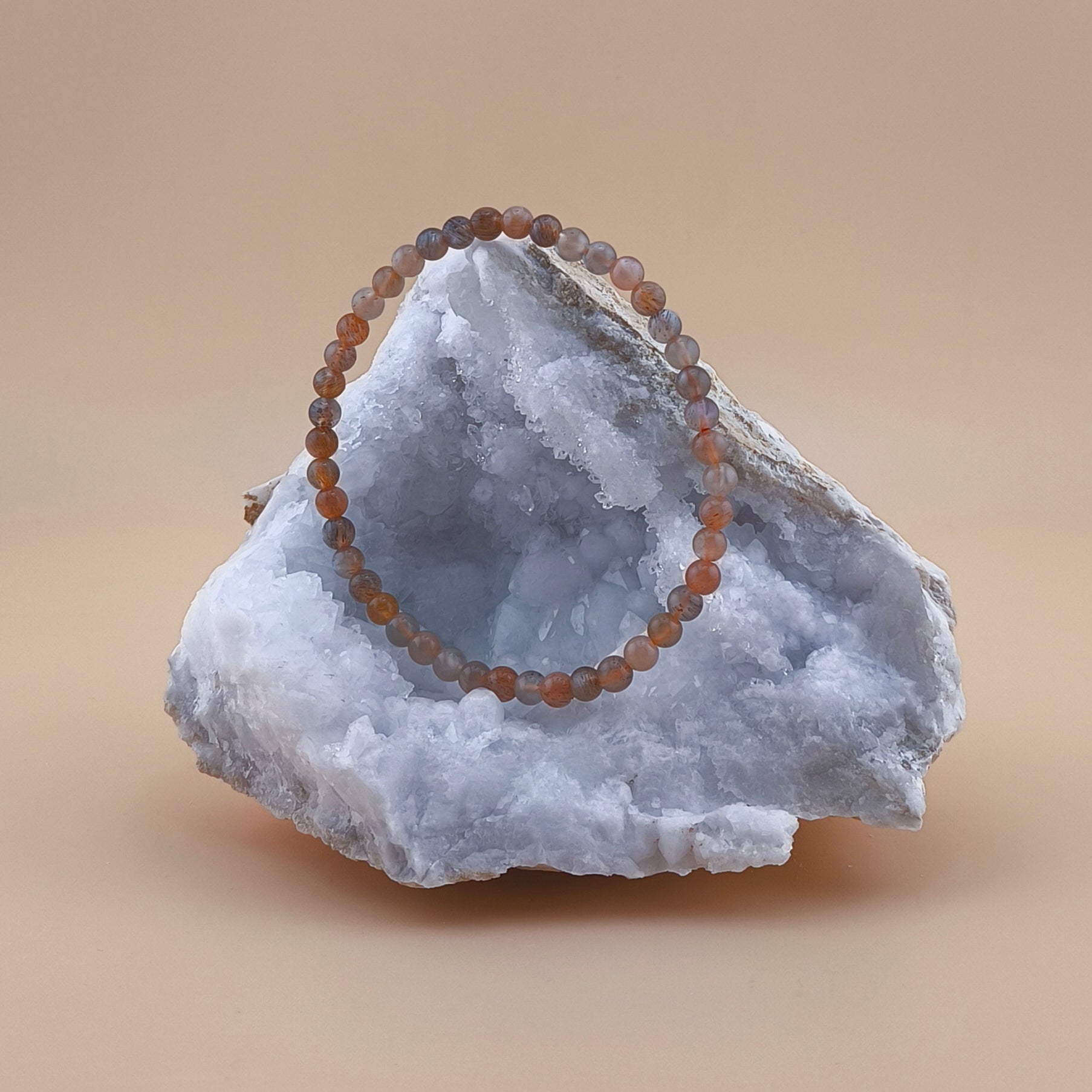 Pulsera de Piedra Luna Multicolor 4mm