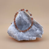 Pulsera de Piedra Luna Multicolor 6mm