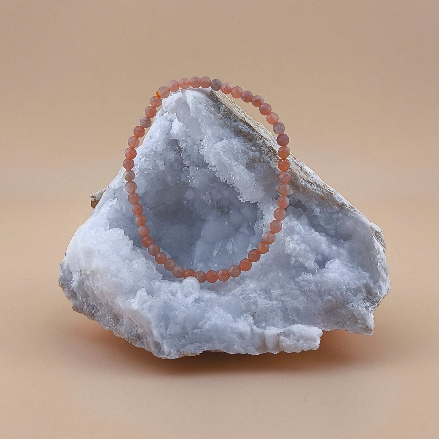 Pulsera de Piedra Sol 4mm Facetada
