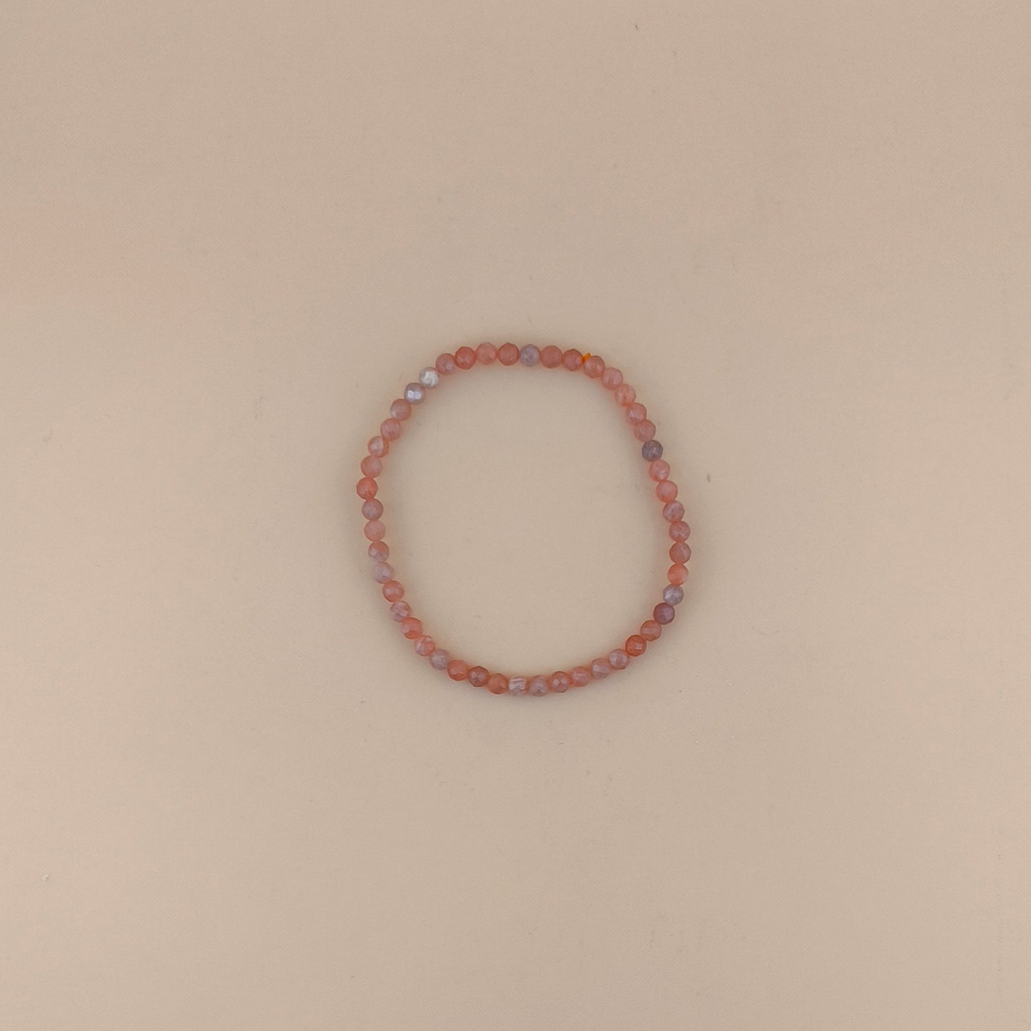 Pulsera de Piedra Sol 4mm Facetada