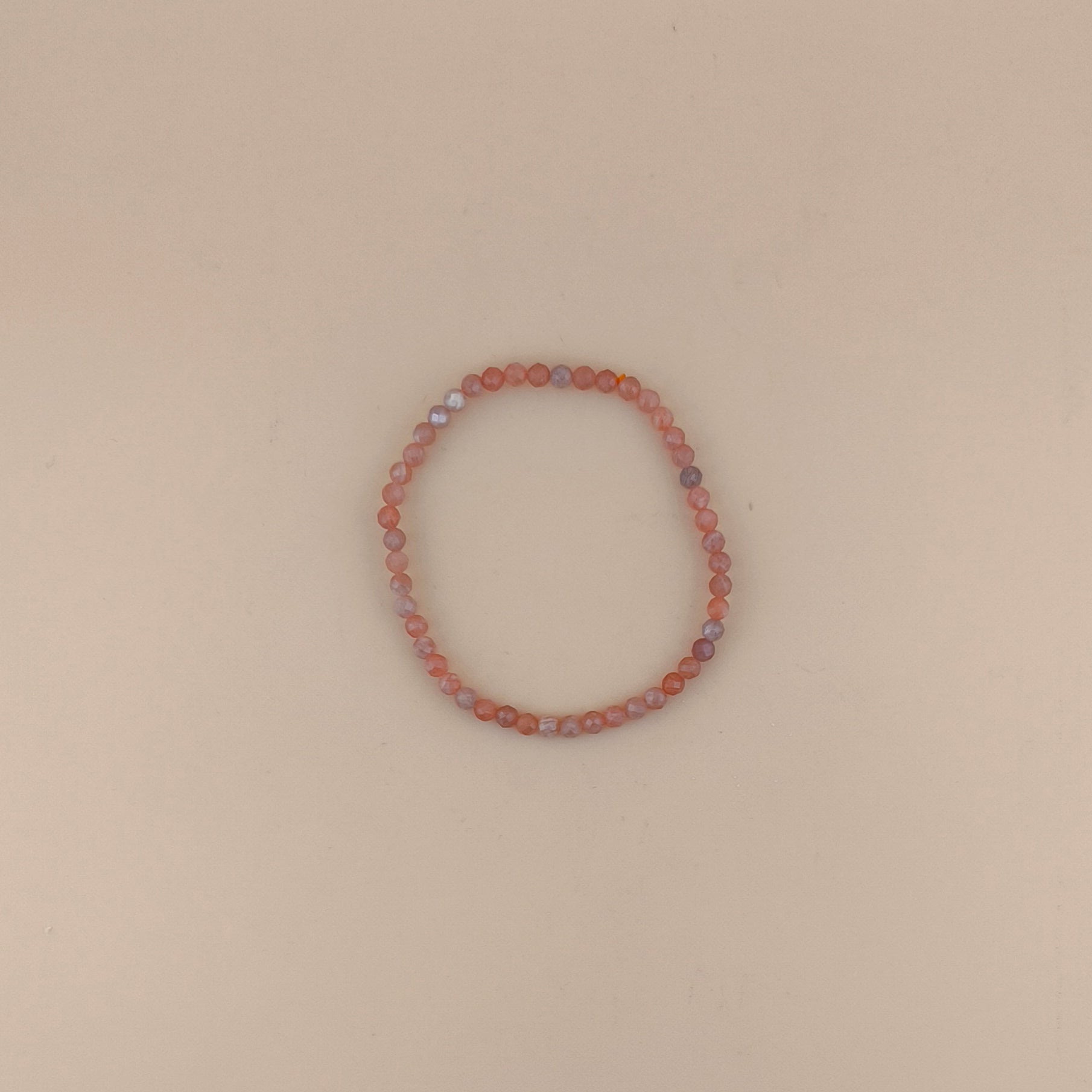 Pulsera de Piedra Sol 4mm Facetada