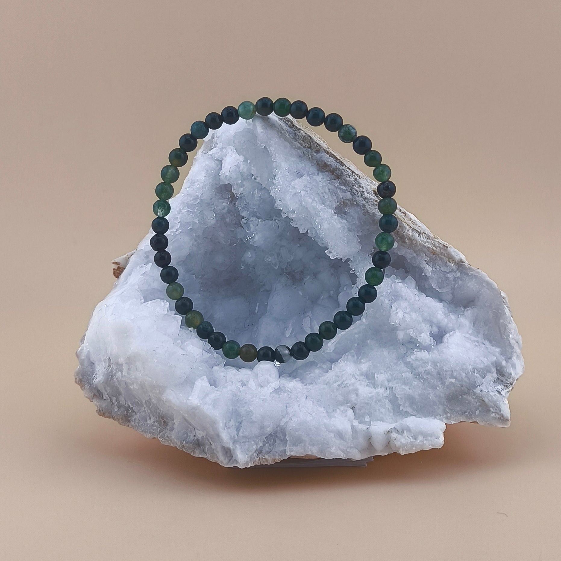 Pulsera Ágata Musgo