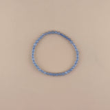 Pulsera De Aguamarina 4 mm