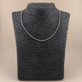 Collar Zafiro Facetado 2mm