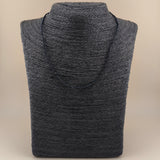 Collar Espinela Negra Facetado 2mm