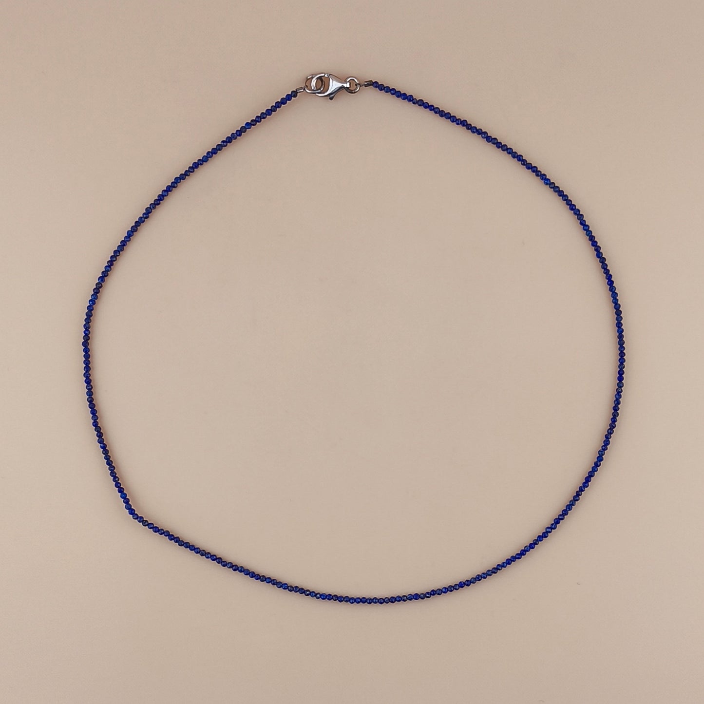 Collar Lapislazuli Facetado 2mm