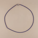 Collar Lapislazuli Facetado 2mm