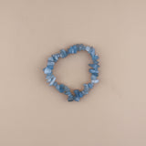 Pulsera Chip De Aguamarina