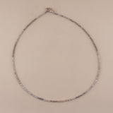 Collar Piedra Luna Facetado 2mm