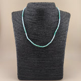 Collar Crisoprasa Facetado 3mm