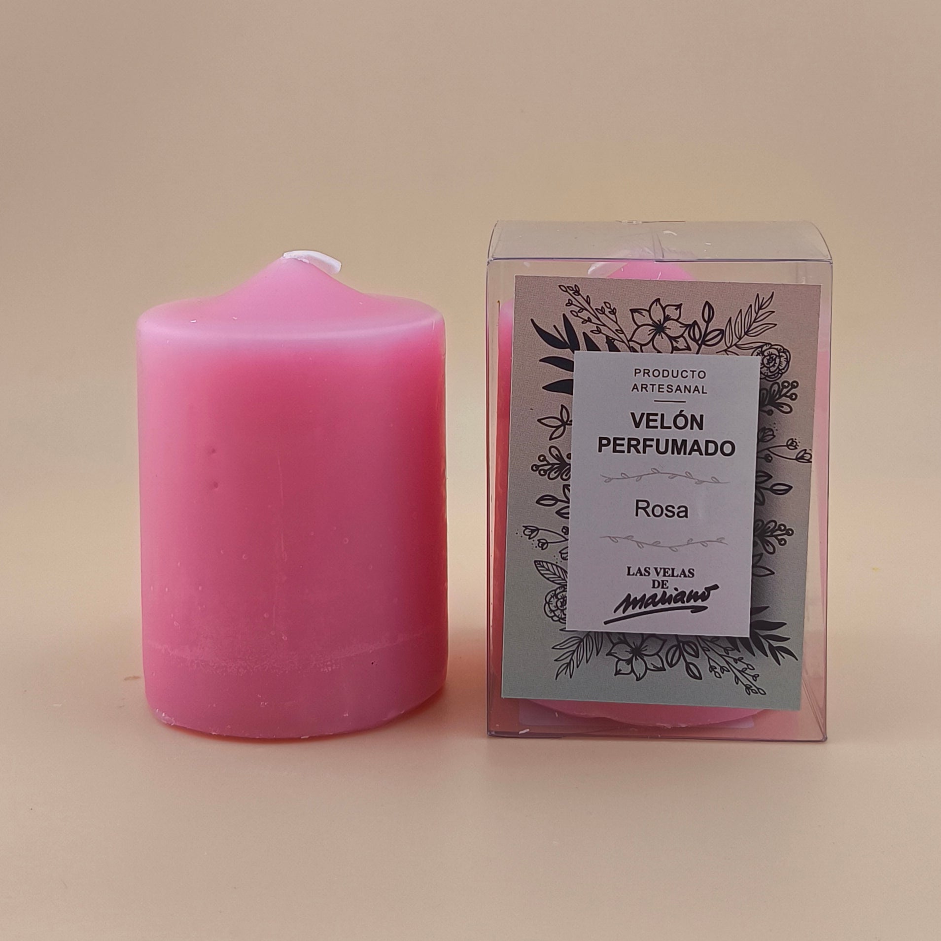 Velón Pequeño Rosa