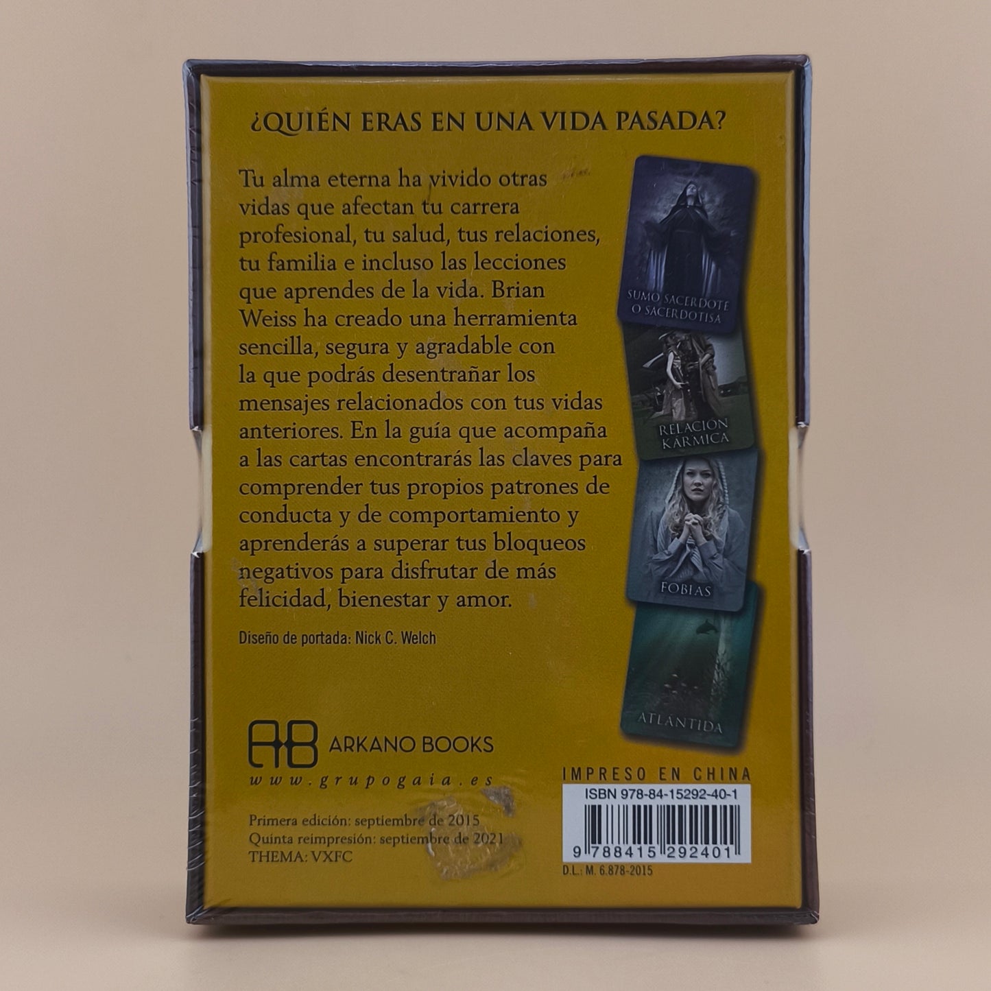 Cartas Oráculo De Las Vidas Pasadas