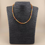 Collar Cornalina Facetado 4mm
