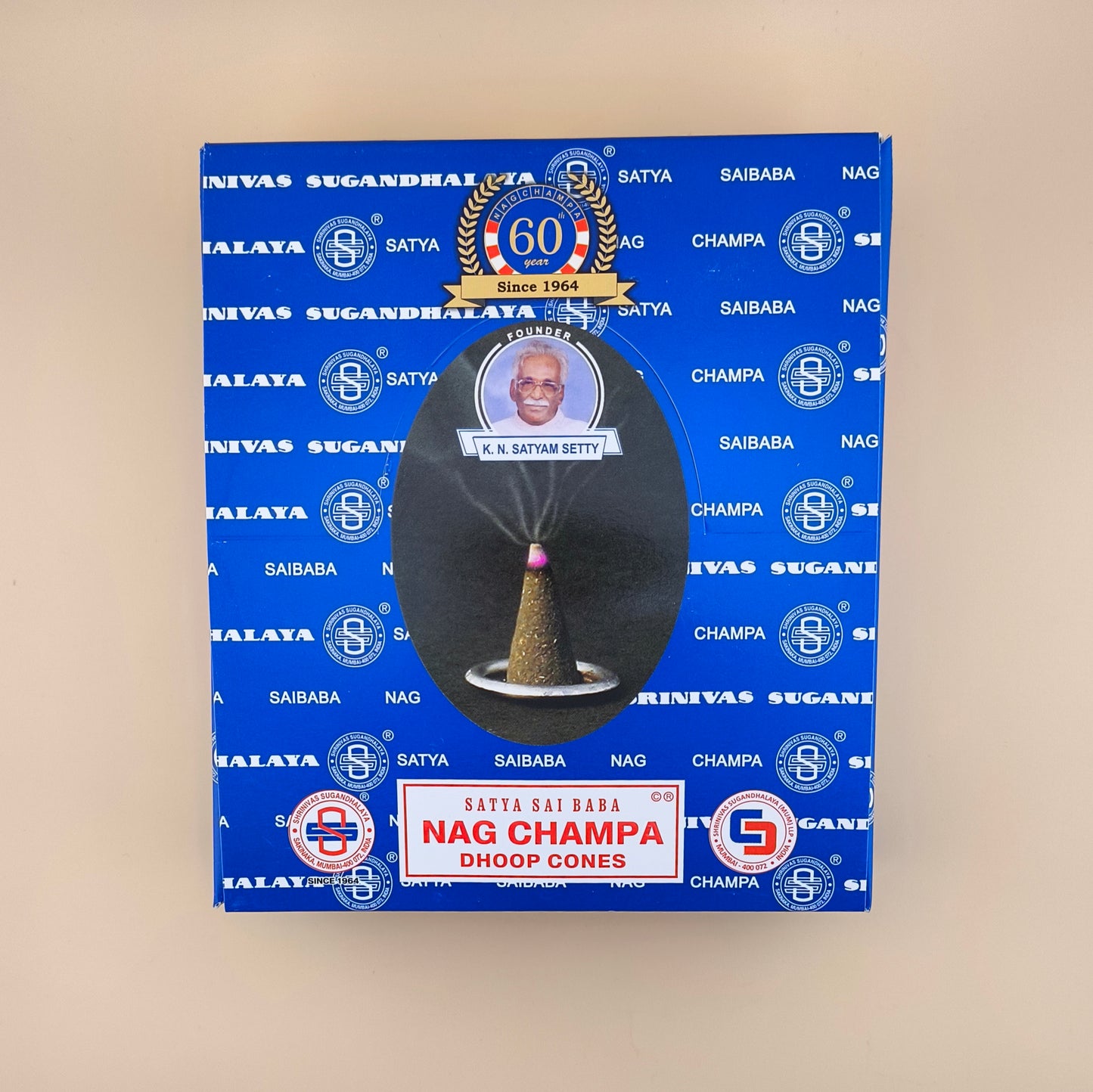 Satya Nag Champa Sai Baba Conos Caja