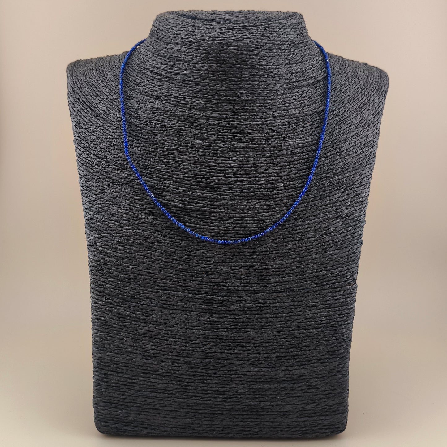 Collar Lapislazuli Facetado 2mm