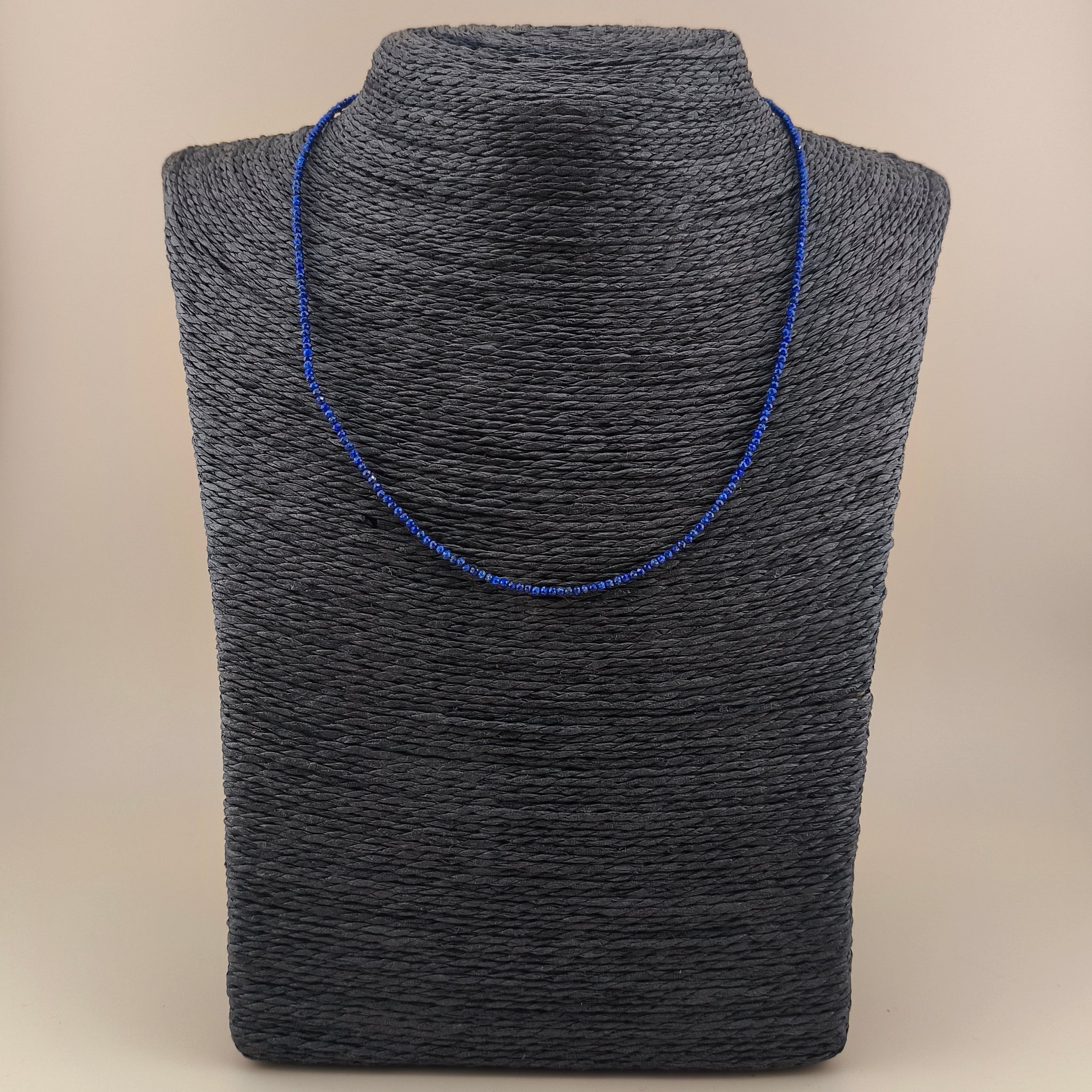 Collar Lapislazuli Facetado 2mm