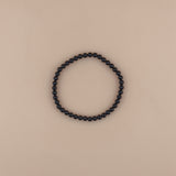 Pulsera Turmalina Negra 4mm