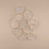 Rodado Cuarzo Transparente Plano