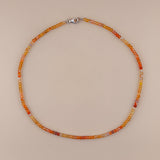 Collar Cornalina Facetado 4mm
