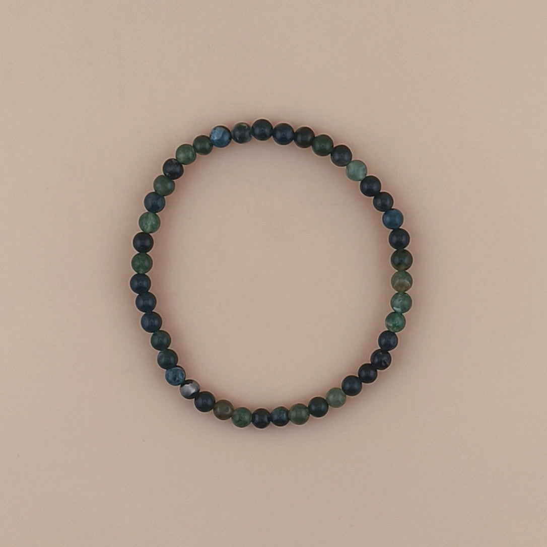 Pulsera Ágata Musgo