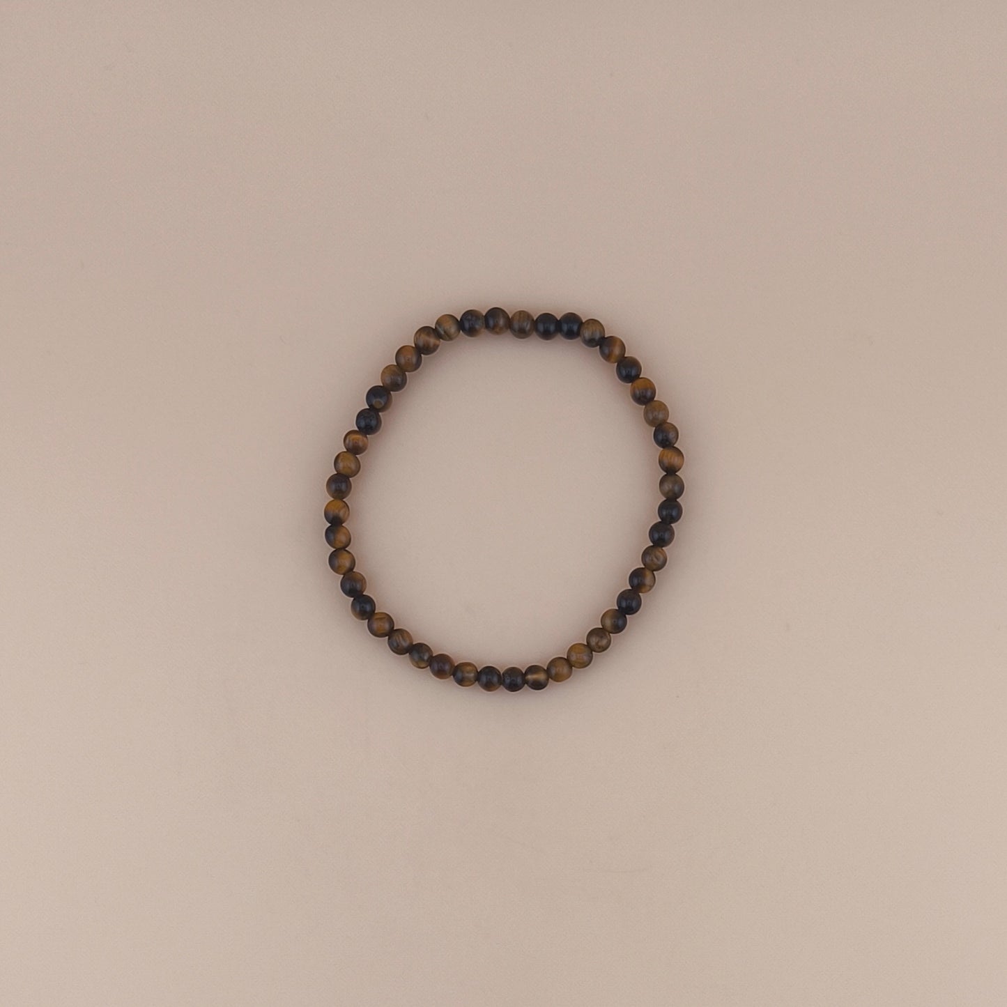 Pulsera Ojo De Tigre 4mm