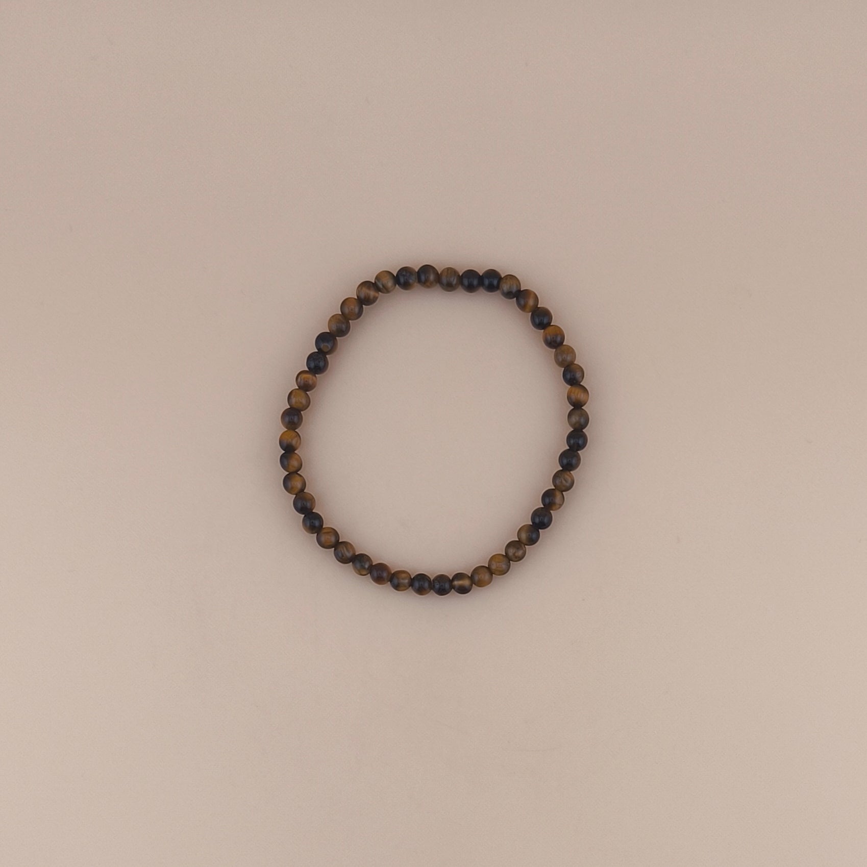 Pulsera Ojo De Tigre 4mm